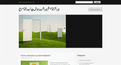 Desktop Screenshot of drzwiwewnetrzne.info