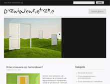 Tablet Screenshot of drzwiwewnetrzne.info